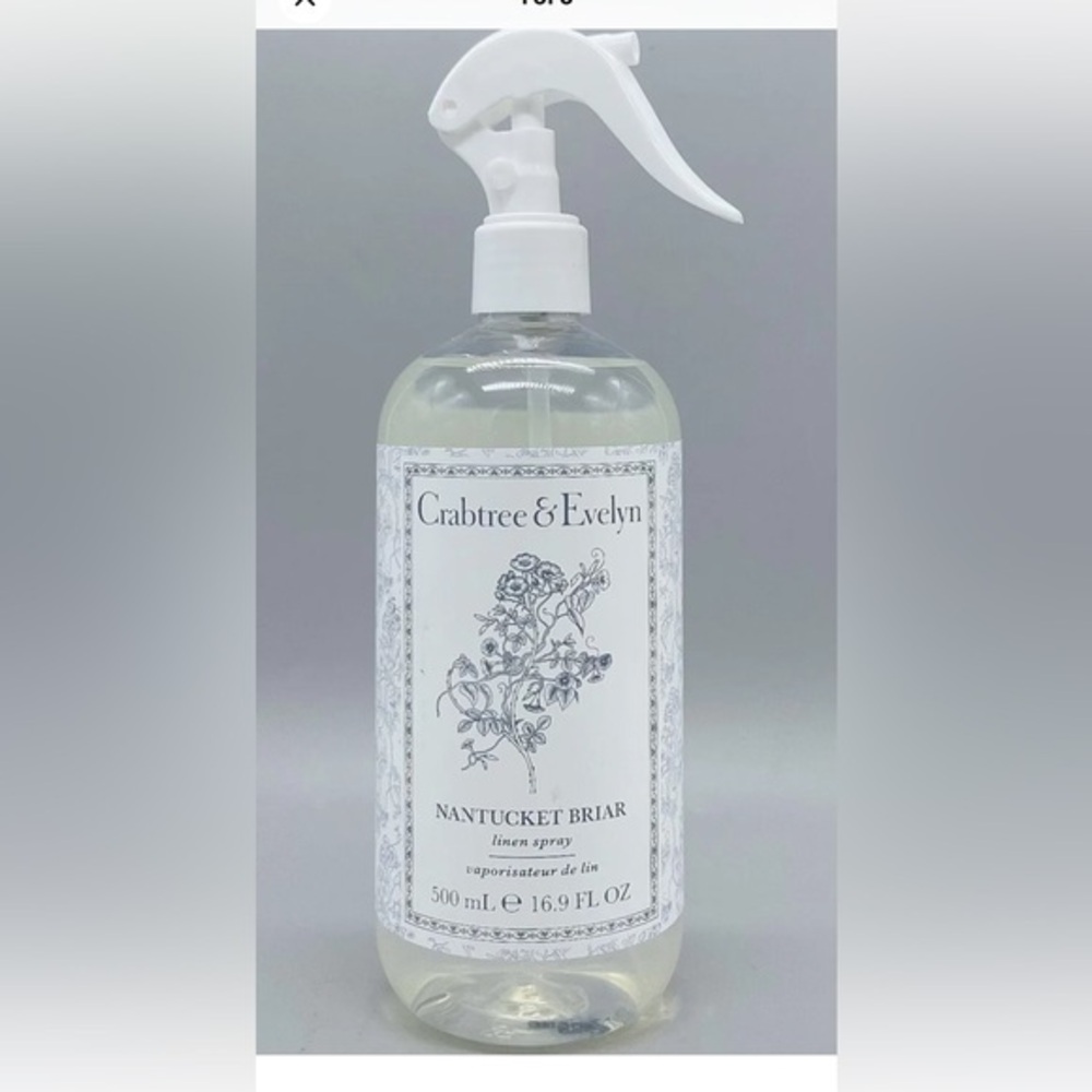 Crabtree & Evelyn Nantucket Briar Linen Spray 16.9 oz new